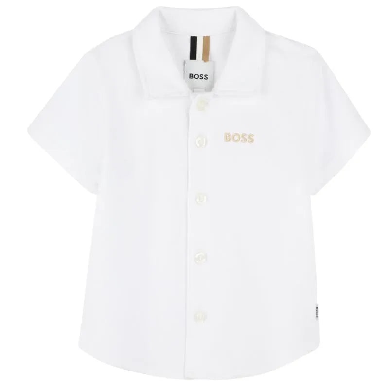 Hugo Boss Baby – Boy Short Sleeve Shirt, White