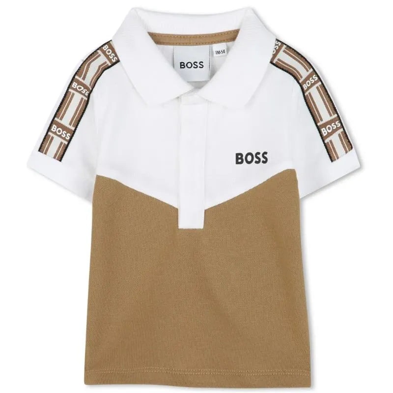 Hugo Boss Baby – Short Sleeve Polo Beige