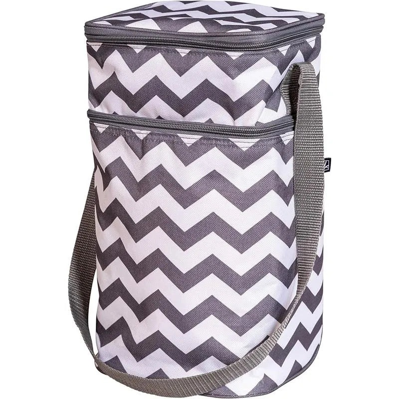 J.L. Childress – 6 Bottle Cooler, Grey Chevron