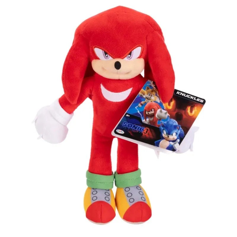 Jakks – Sonic 3 Movie Basic Plush, Knuckles
