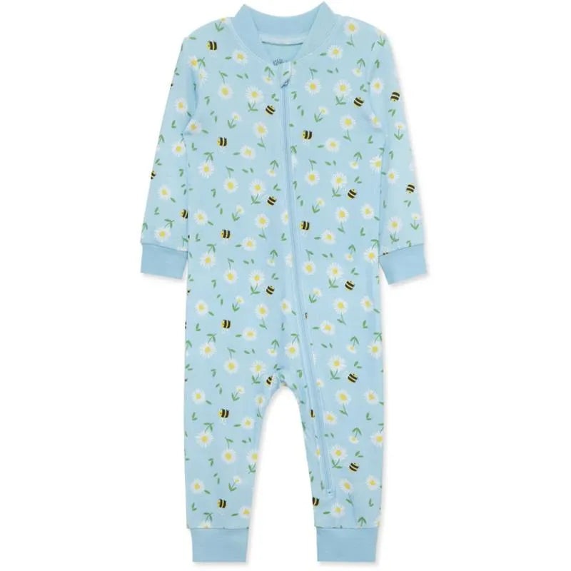 Little Me – Baby Boy Daisy Zip Front Pajama