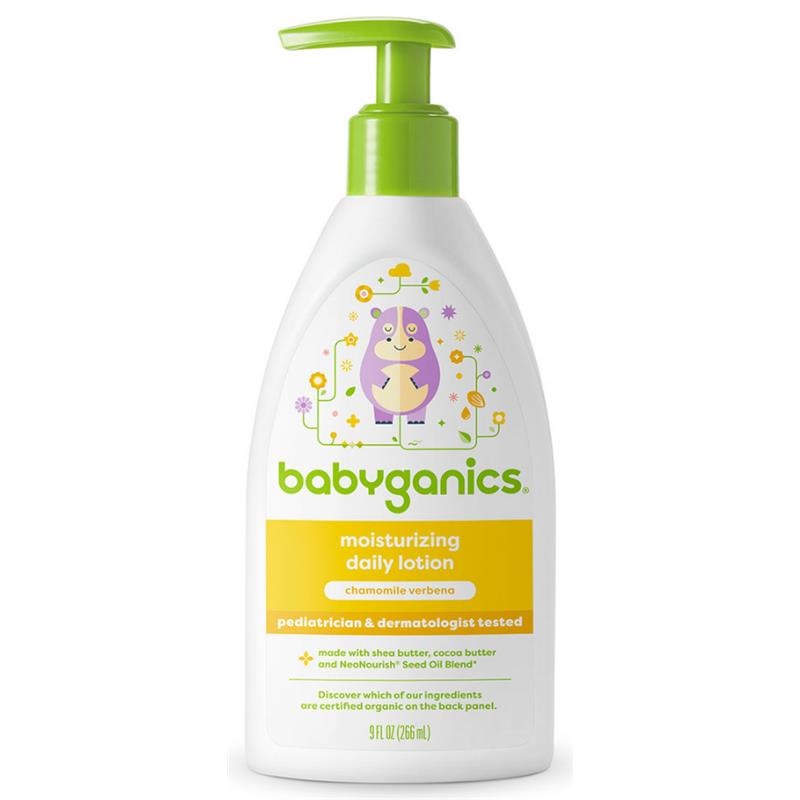 Babyganics – Moisturizing Daily Lotion Chamomile Verbena, 9 Oz