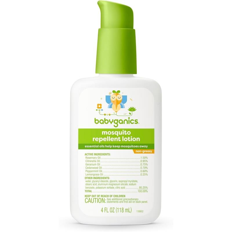 Babyganics – Mosquito Repellent Lotion, 4Oz