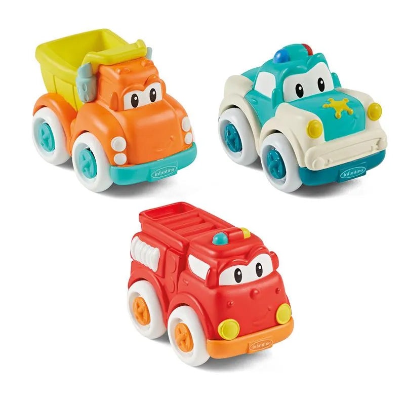 Infantino – Grip & Roll Soft Wheels, 3 Pack