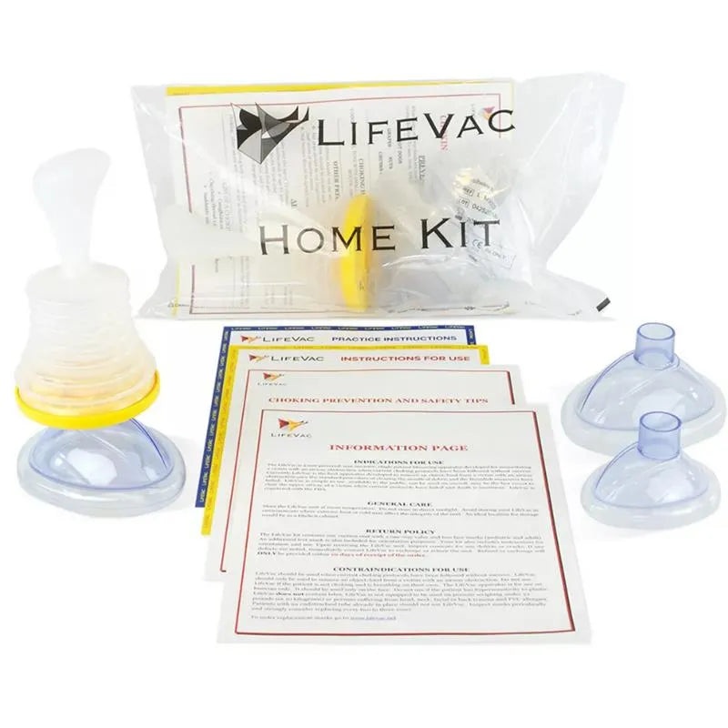 LifeVac – Home Kit, Portable Choking Rescue Device, Kid & Adult Masks