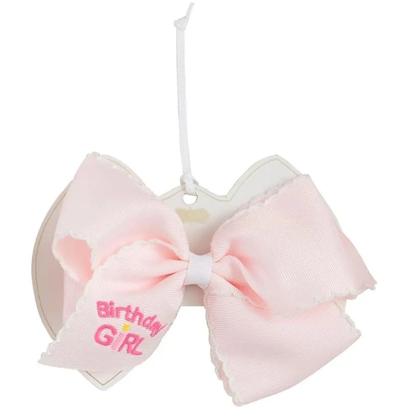 Mud Pie – Children’s Birthday Girl Embroidered Bow