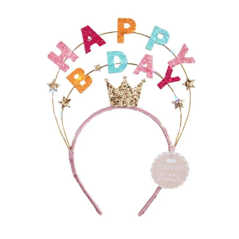 Mud Pie – Light Up Happy Bday Headband