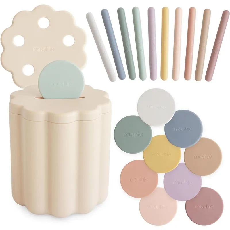 Mushie – Coin & Tube Sorting Set
