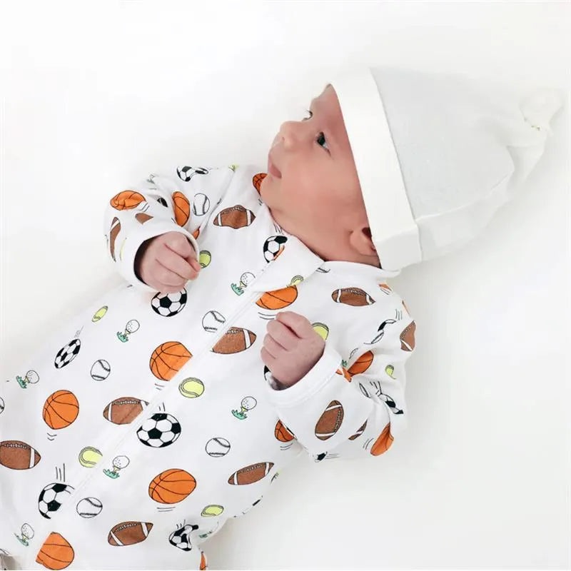 Noomie – Baby All Sports Zipper Footie