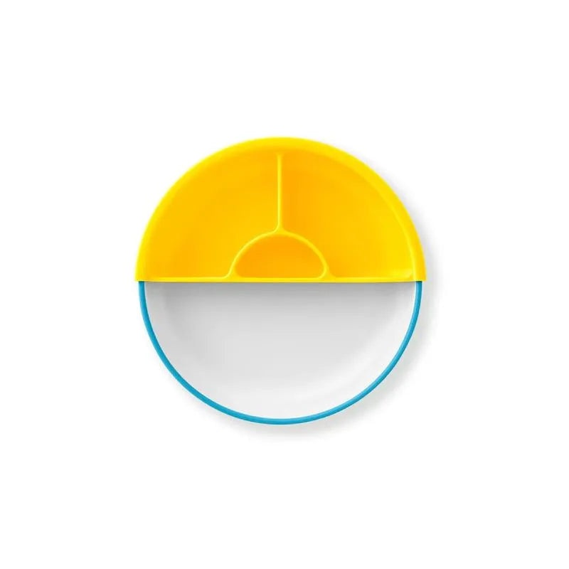 Omie – Toddler Plate With Dividers, Blue | 1 plate