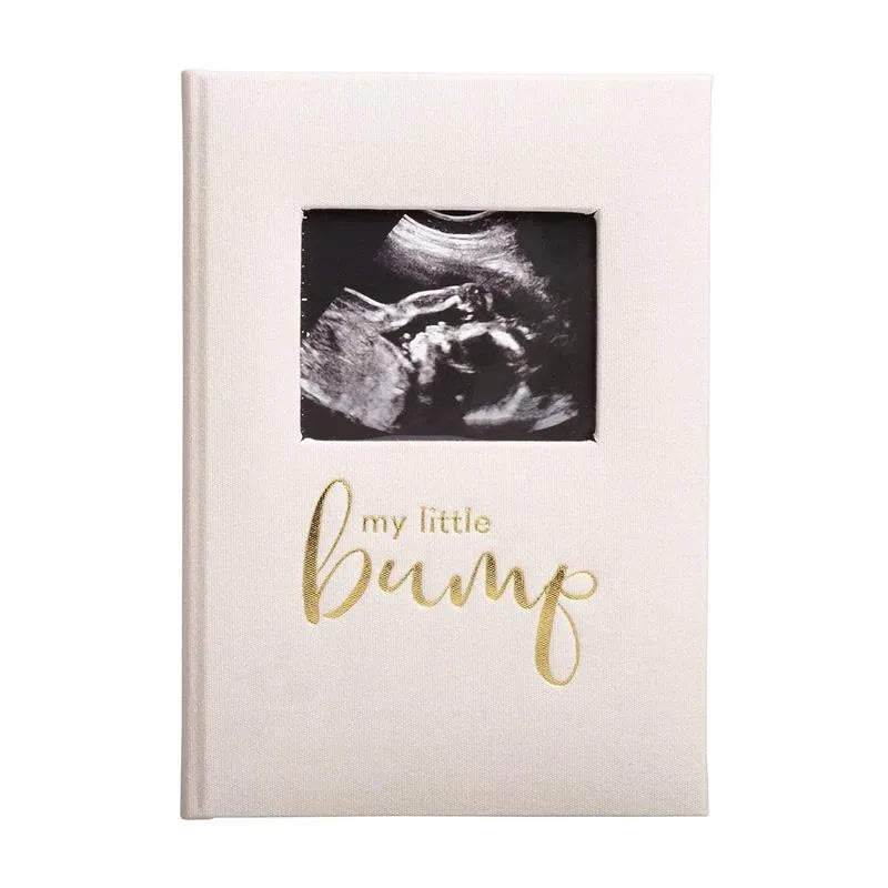 Pearhead – My Little Bump Linen Pregnancy Journal, Ivory