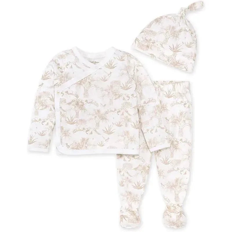 Burts Bees – Baby Palm Desert Toile Take Me Home Set, Cloud