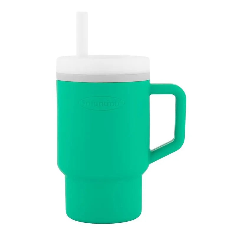 Infantino – My 1St Tumbler – Soft Silicone 9 Oz, Alpine