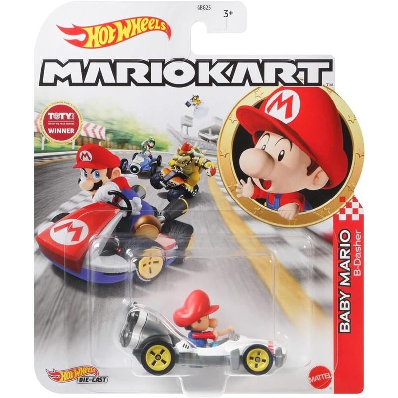 Mattel – Hotwheels Mariokart, Baby Mario