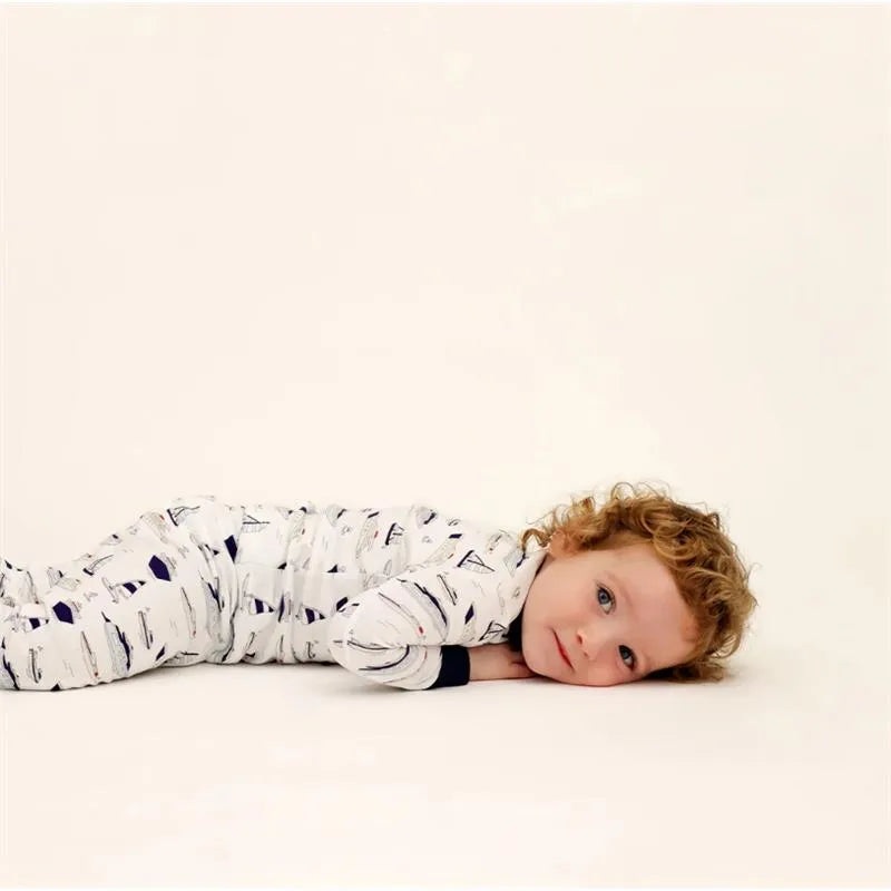 Noomie – Baby Boy Yachts Long Sleeve Pajama Set