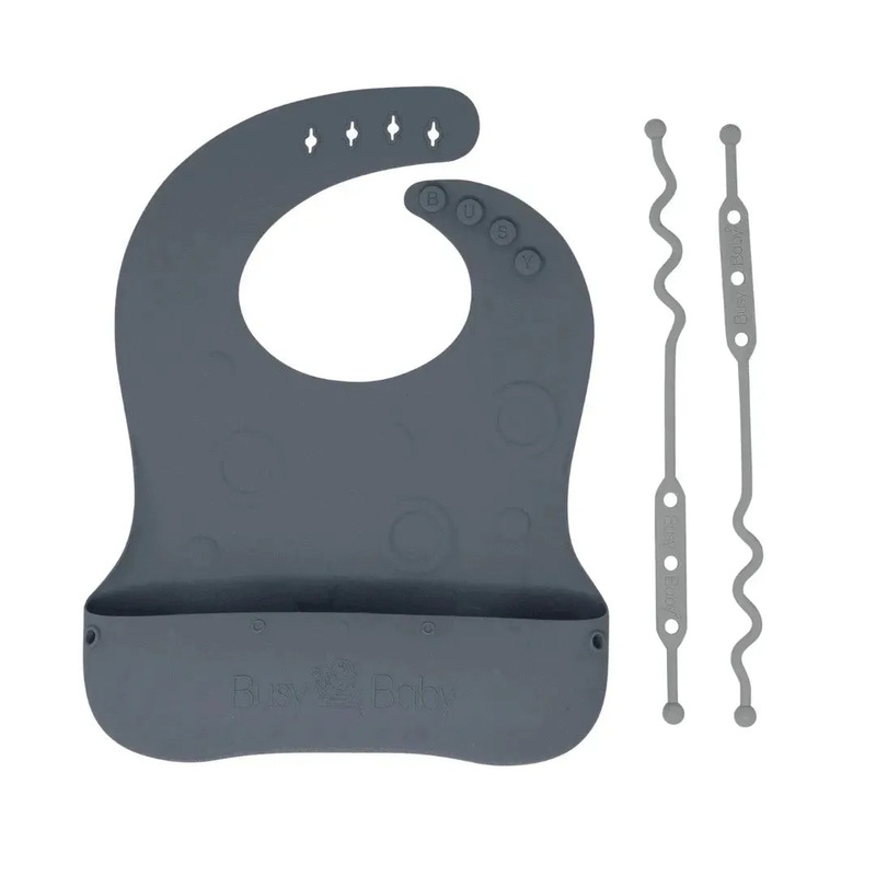 Stop-Drop Travel Bib+ Tethers Spearmint