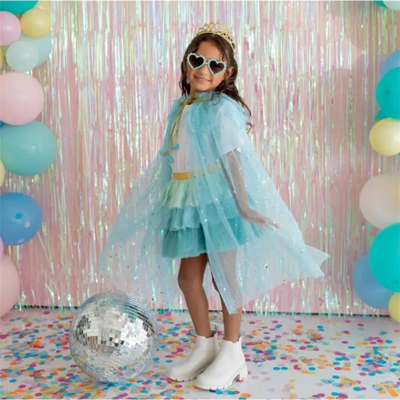 Sweet Wink – Aqua Petal Tutu Dress Up Skirt