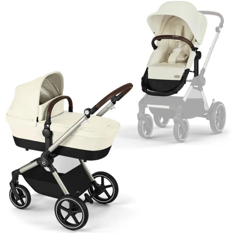 Cybex – Eos Lux 2-In-1 Stroller, Seashell Beige