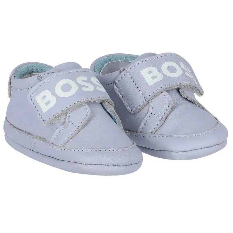 Hugo Boss Baby – Boys Blue Logo Pre Walker Shoes