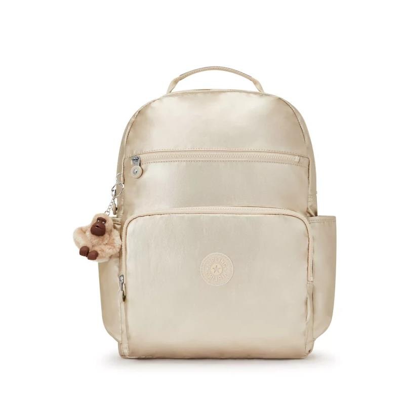 Kipling – So Baby Diaper Bag, Mettalic Gold