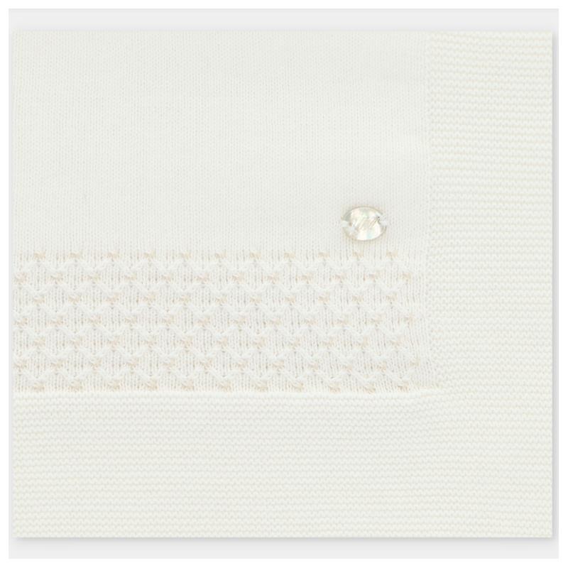 Martin Aranda – Baby Blanket Knit Albi One Size Blanco Roto