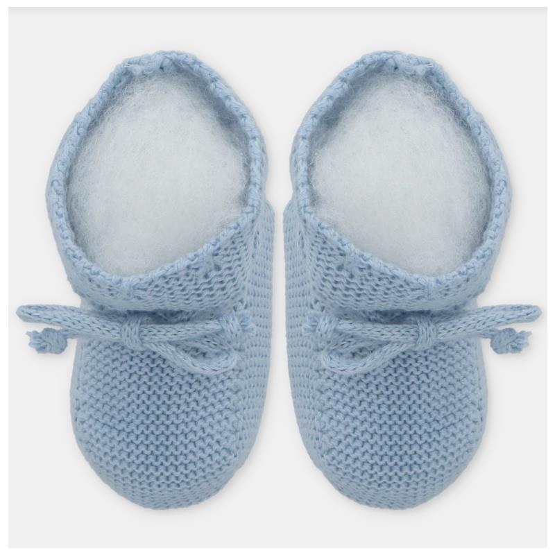 Martin Aranda – Baby Booties Knit Montefioralle, Azul Ocano
