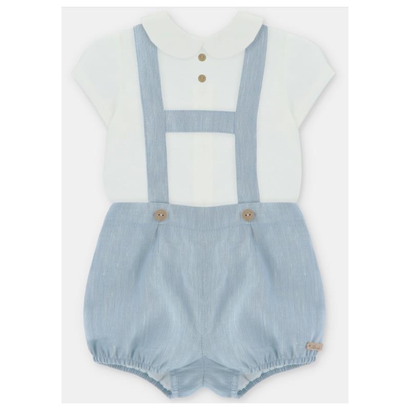 Martin Aranda – Baby Set Shirt & Bloomer Woven Fabric Capri, Arena