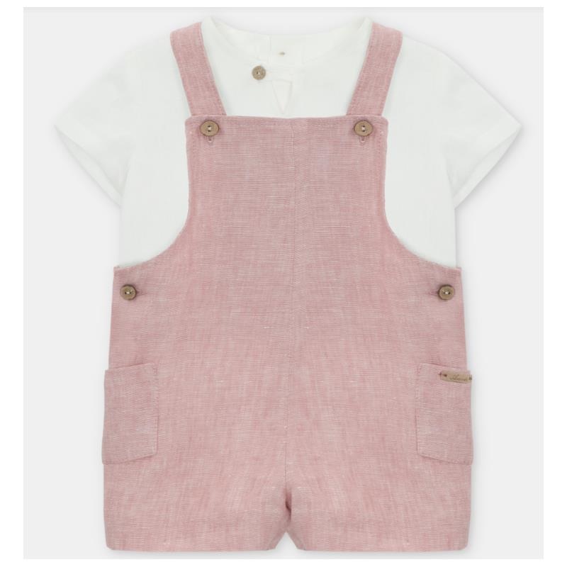 Martin Aranda – Baby Set Shirt & Overall Woven Fabric Siena, Arena
