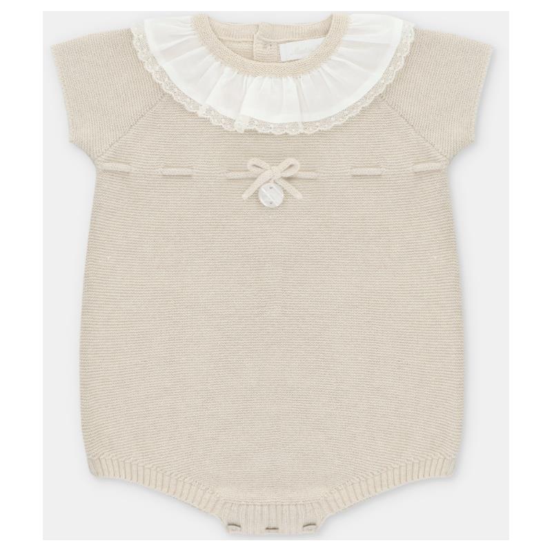 Martin Aranda – Baby Short Knit Romper Volterra, Lavanda
