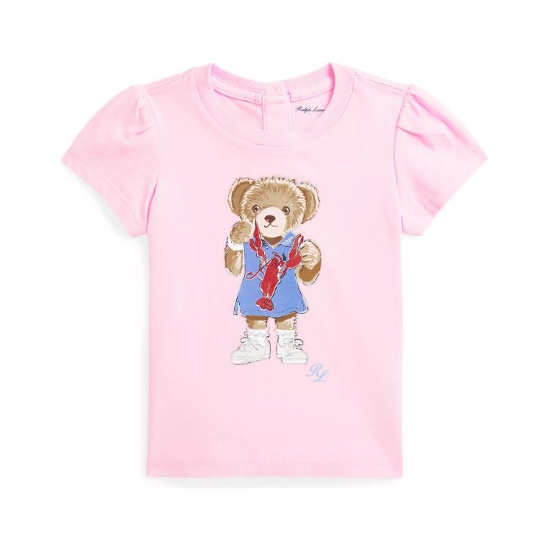 Ralph Lauren Baby – Short-Sleeve Cotton Jersey Novelty Bear Graphic T-Shirt