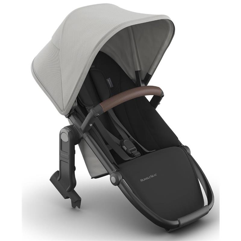 Uppababy – Rumbleseat V3, Savannah (Pearl Gray Jacquard | Carbon Frame | Chestnut Leather)
