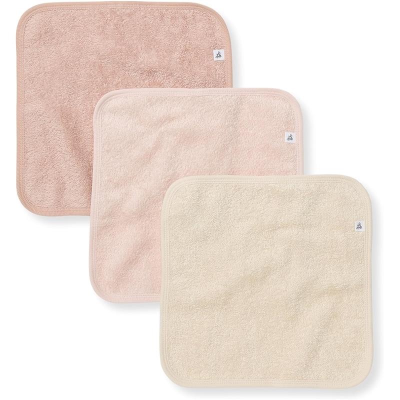 Burt’s Bees – Baby Infant Washcloths, 100% Organic Cotton, Knit Terry, 3Pk, Pink Sand