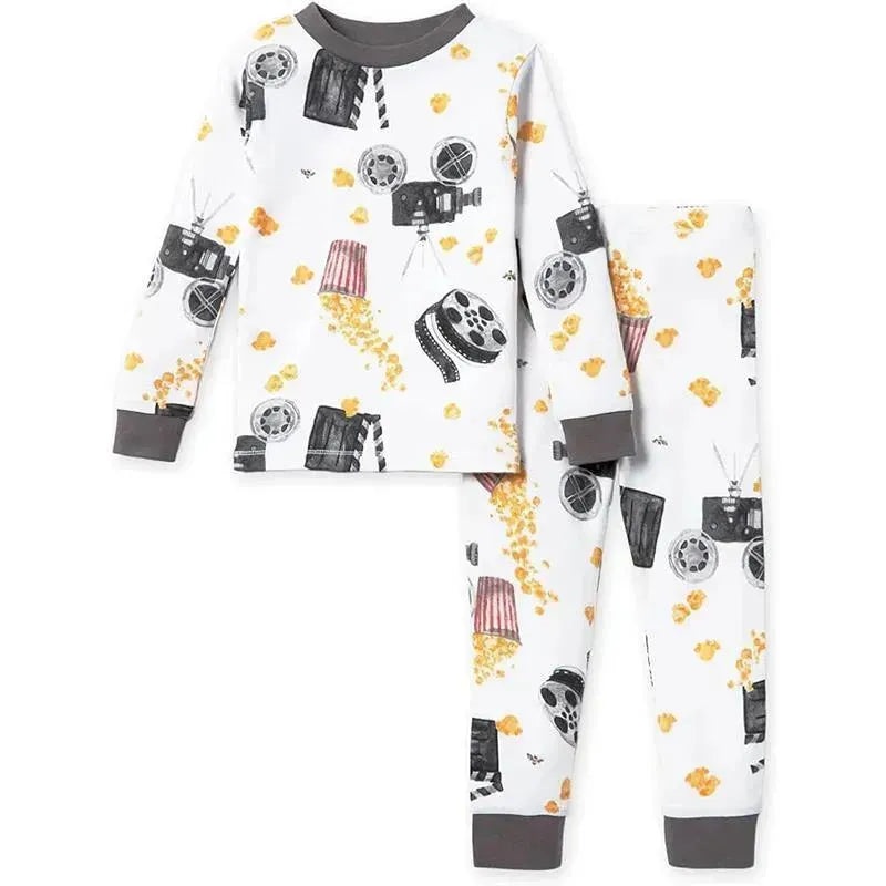 Burts Bees – Baby Movie Night Tee & Pant Pj Set