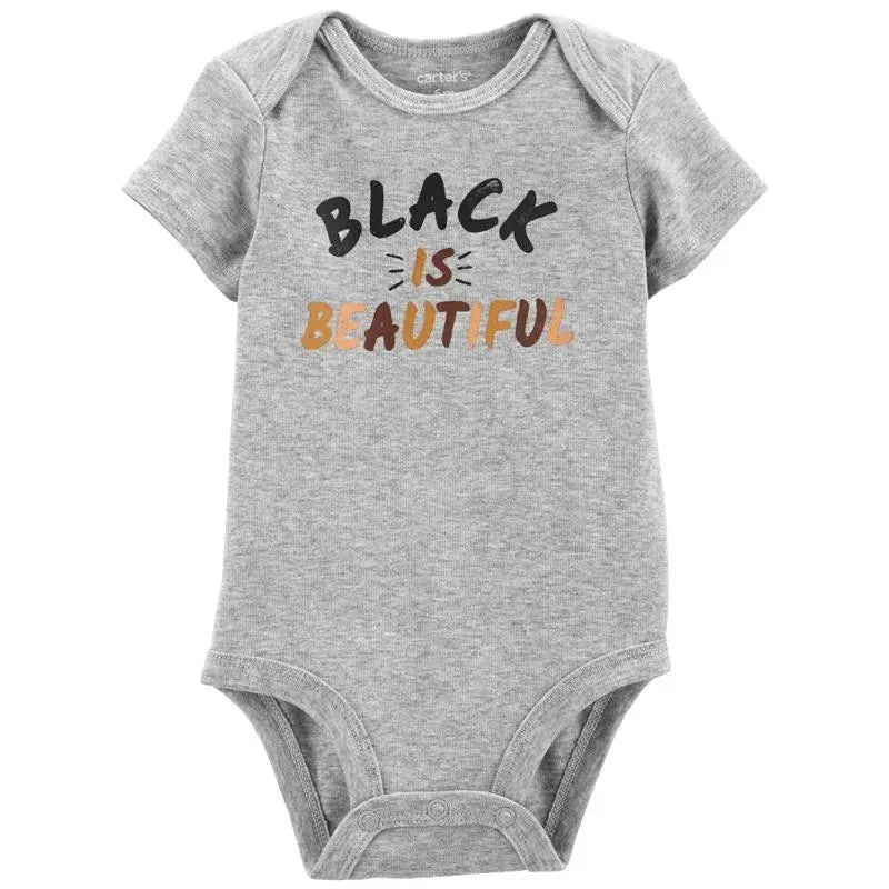 Carter’s – Black Is Beautiful Original Bodysuit, Gray