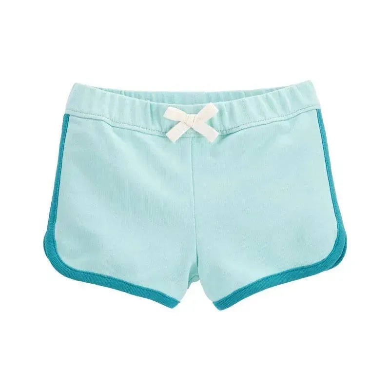 Carters – Baby Girl Pull-On Cotton Shorts, Blue