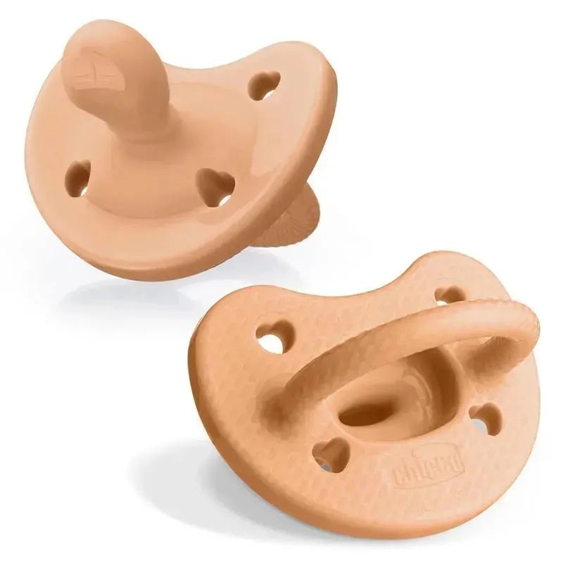 Chicco – PhysioForma Luxe Silicone One Piece Pacifier for Babies Age 6-16m Cantaloupe