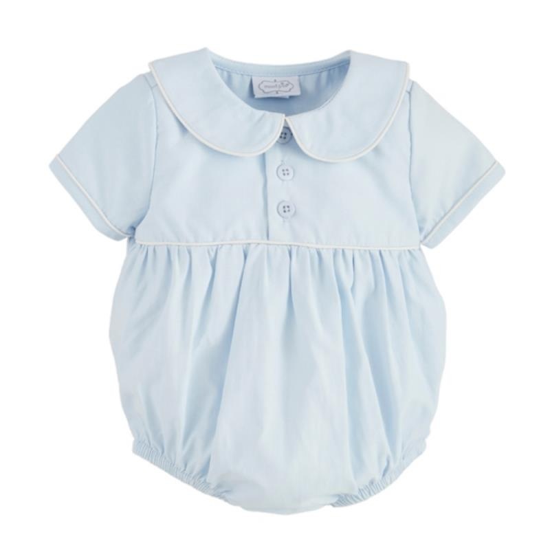 Mud Pie – Baby Blue Poplin Bubble