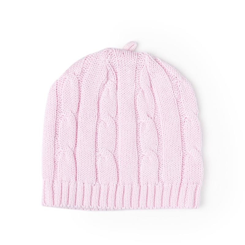 Rose Textiles – Cable Knit Hat, Pink