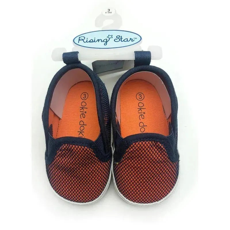 Sneakers Orange/Navy Mesh. Rising Star – Sizes 1, 2 and 3