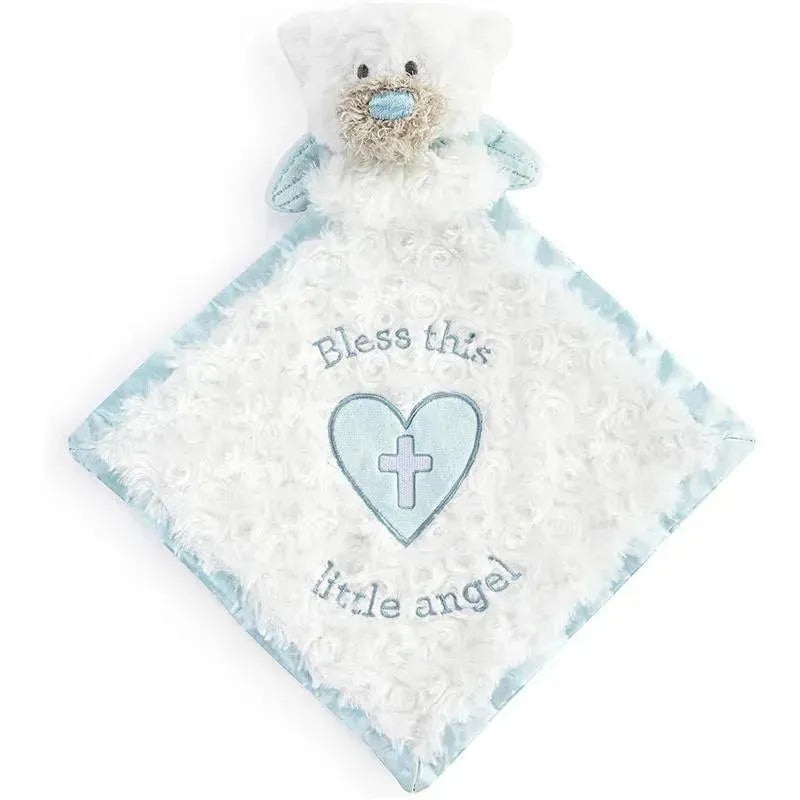 Demdaco – Guardian Angel Bear Blankie, Blue