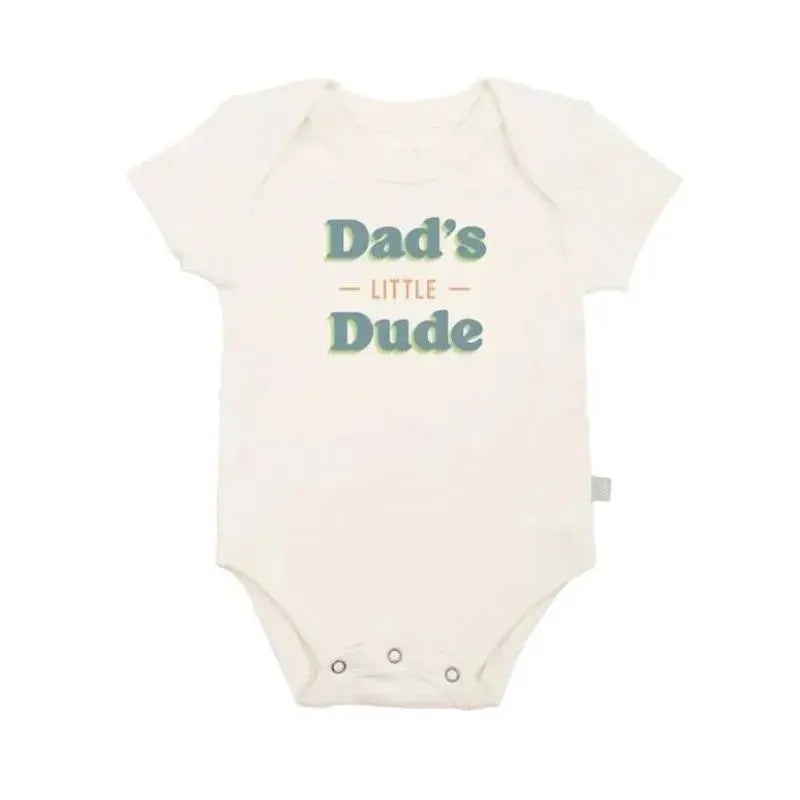 Finn + Emma – Graphic Bodysuit, Dad’s Little Dude