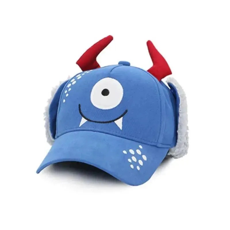 Flapjack Kids – 3D Caps With Earflaps, Monster