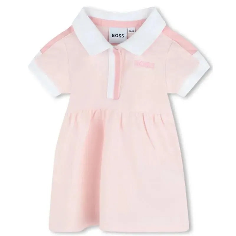 Hugo Boss Baby – Girl Polo Dress Girl, Light Pink