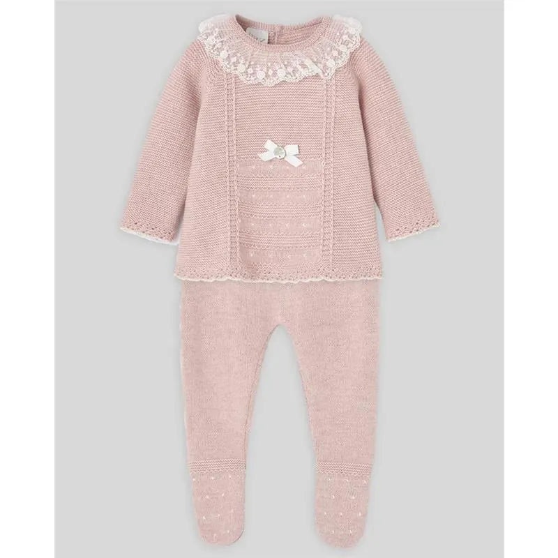 Paz Rodriguez – Take Me Home Set Sweater & Leggins Set Hadas, Powder Pink/Beige