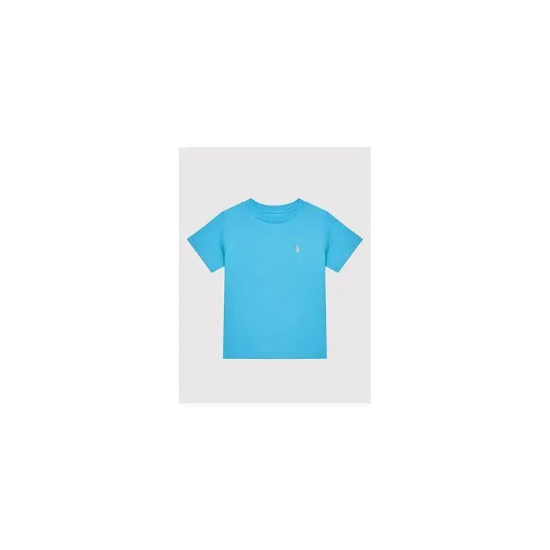 Polo Ralph Lauren Baby – Cotton Jersey Crewneck Tee, Cove Blue