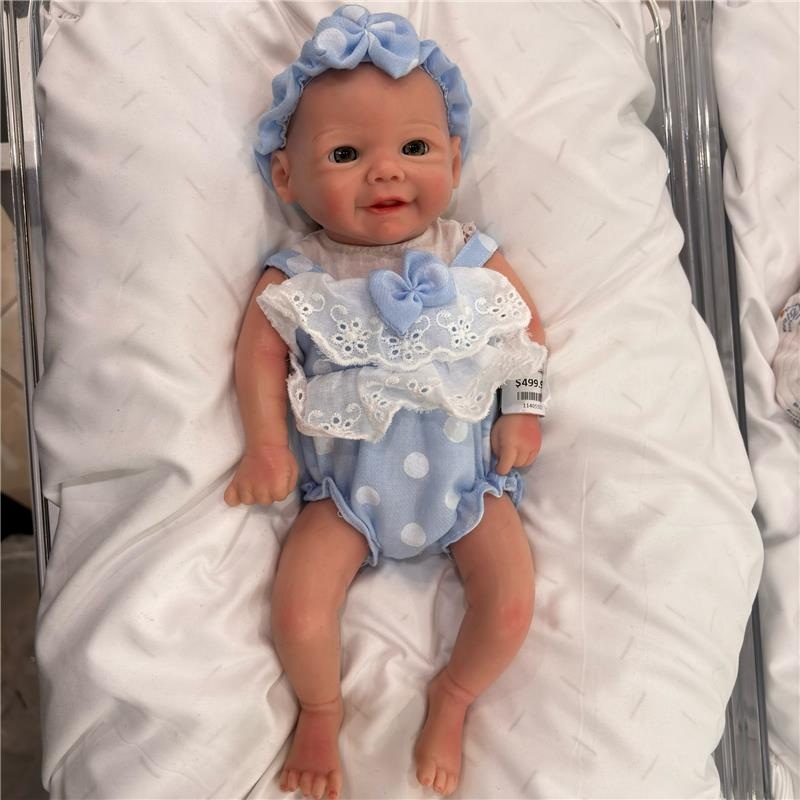 Reborn Baby Doll – Full Silicone Body Preemie Baby