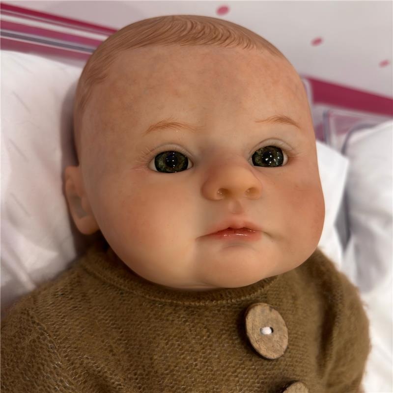 Reborn Baby Doll – White Vinyl, Tanner
