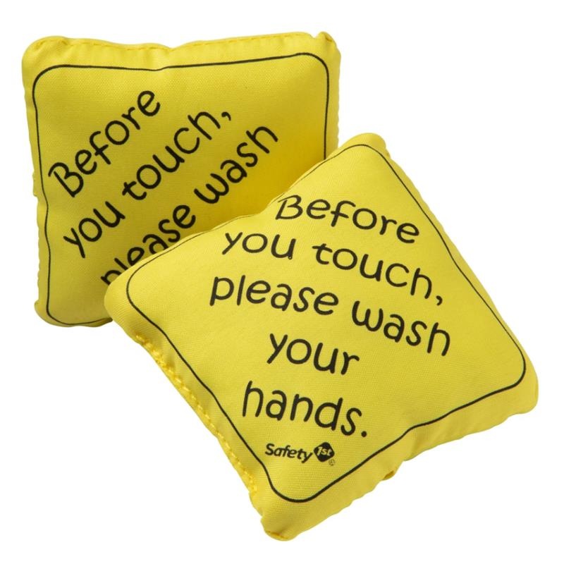 Safety 1St – No Germs On Board Sign 2Pk, Yellow