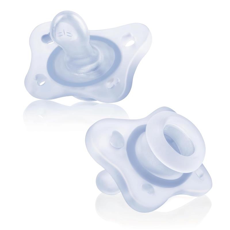 Chicco Feeding – Physioforma Mini Orthodontic Pacifier 0-2M 2Pk, Blue
