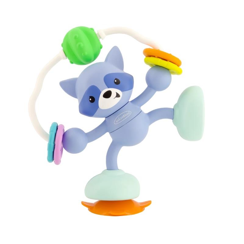 Infantino – Stick & Spin Pal, Raccoon